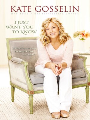 I Just Want You to Know - ebook